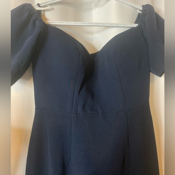 Dark Blue Gown By Malina - Picture 8 of 13